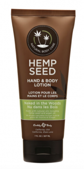 Hemp Seed Hand & Body Lotion - Naked in the Woods 7oz